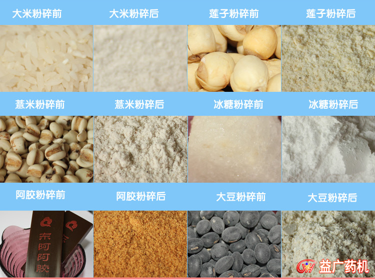 中藥粉碎機(jī)粉碎樣品圖 中藥粉碎機(jī)粉碎樣品圖