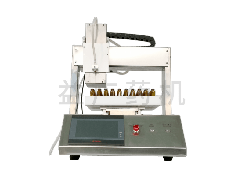 YRD-300三軸灌裝機正面 YRD-300三軸灌裝機正面